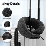 Pillows: Wanderlite Travel Pillows for Airplanes Ergonomic Memory Foam Neck Pillow, Breathable & Washable Cover, Travel Bag Included, Airplane Pillow for Airplane, Car, Office and Home, Dark Grey