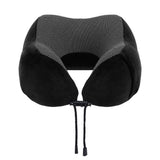 Pillows: Wanderlite Travel Pillow for Airplanes Memory Foam Neck Pillows for Traveling, Soft & Washable Cover with Storage Bag, Portable Plane Accessories for Airplanes Offices Cars, Black