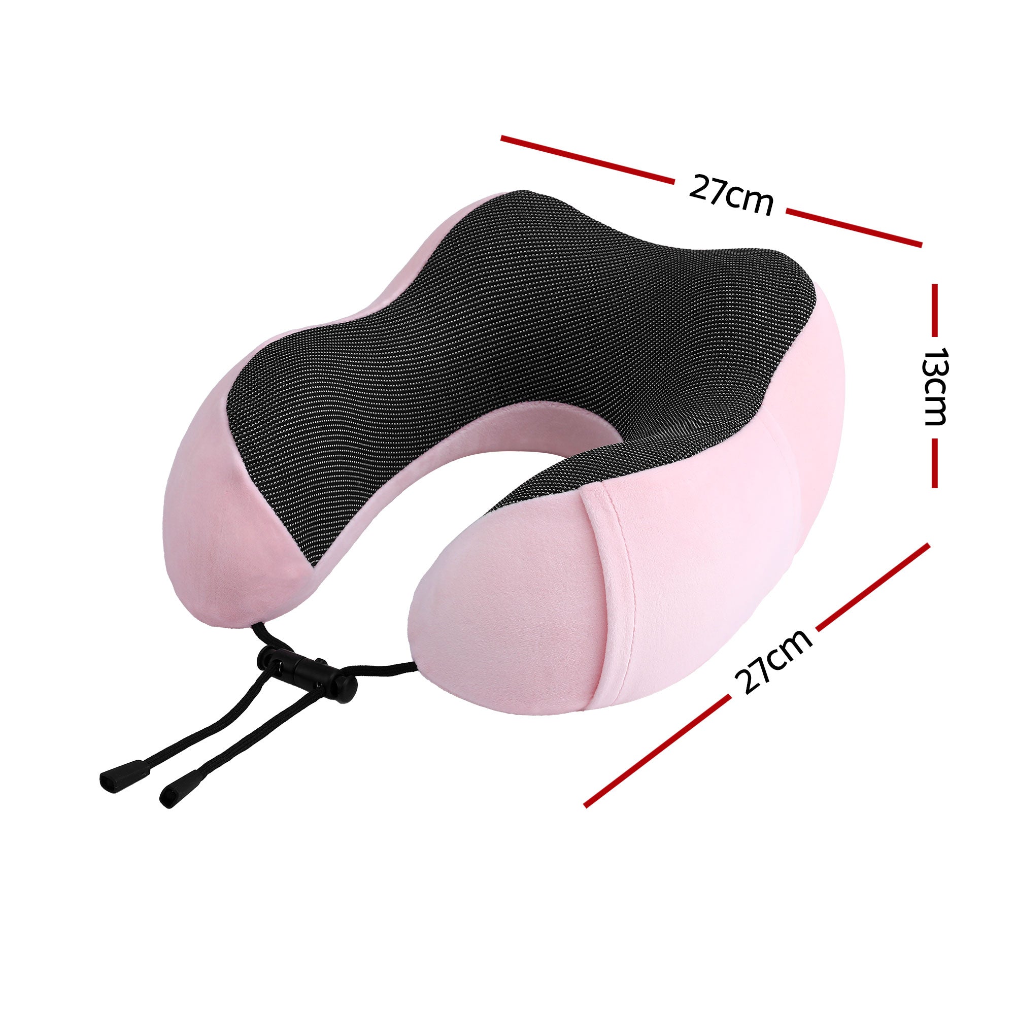 Pillows: Wanderlite Travel Pillow for Airplanes Memory Foam Neck Pillows for Traveling, Soft & Washable Cover with Storage Bag, Portable Plane Accessories for Airplanes Offices Cars, Pink