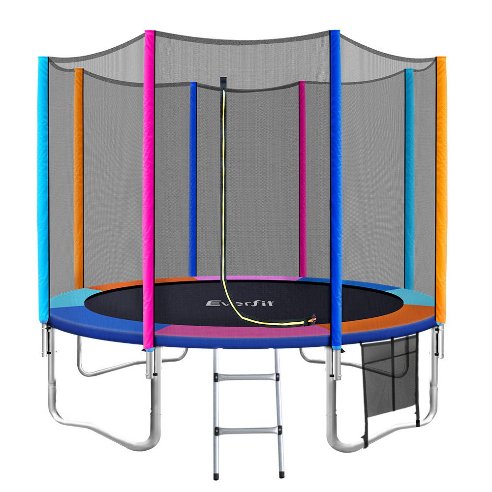 Trampolines & Accessories: 10FT Trampoline Everfit Kids Trampoline Rebounder