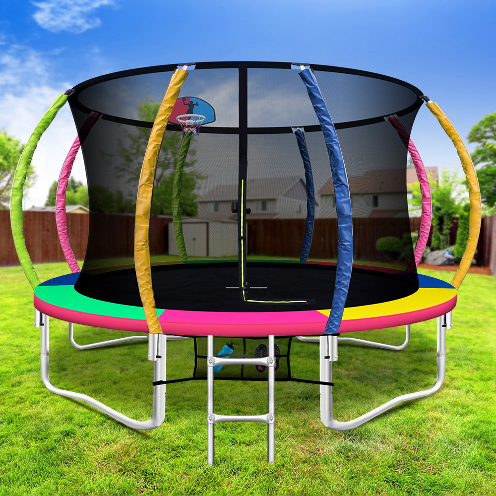 Trampolines & Accessories: Everfit 12ft Trampoline Rebounder for Kids