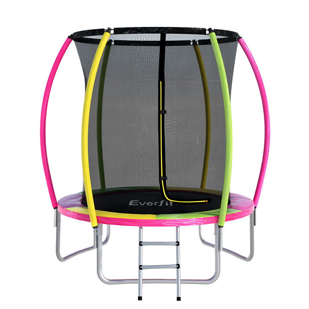 Trampolines & Accessories: Everfit 6ft Kids Round Trampoline Rebounder