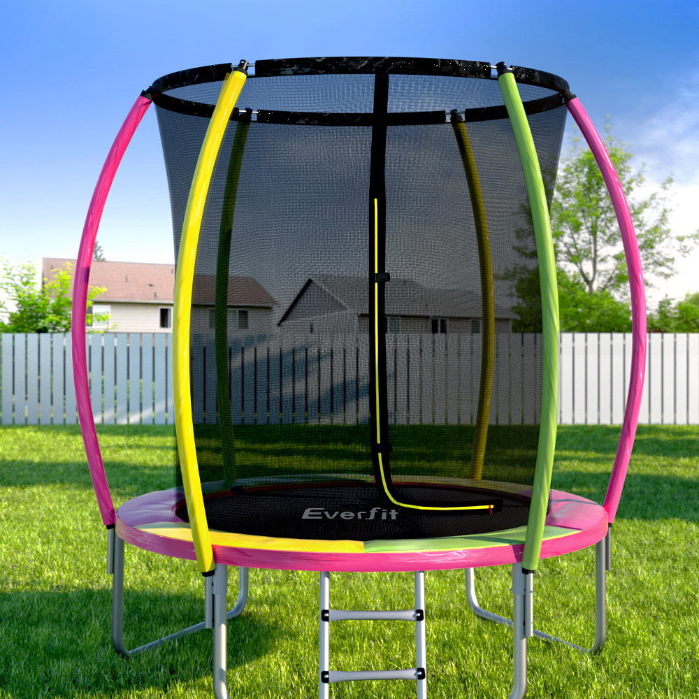 Trampolines & Accessories: Everfit 6ft Kids Round Trampoline Rebounder