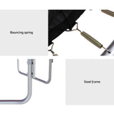 Everfit 6FT Trampoline for Kids w/ Ladder Trampoline Enclosure Safety Net Rebounder Orange