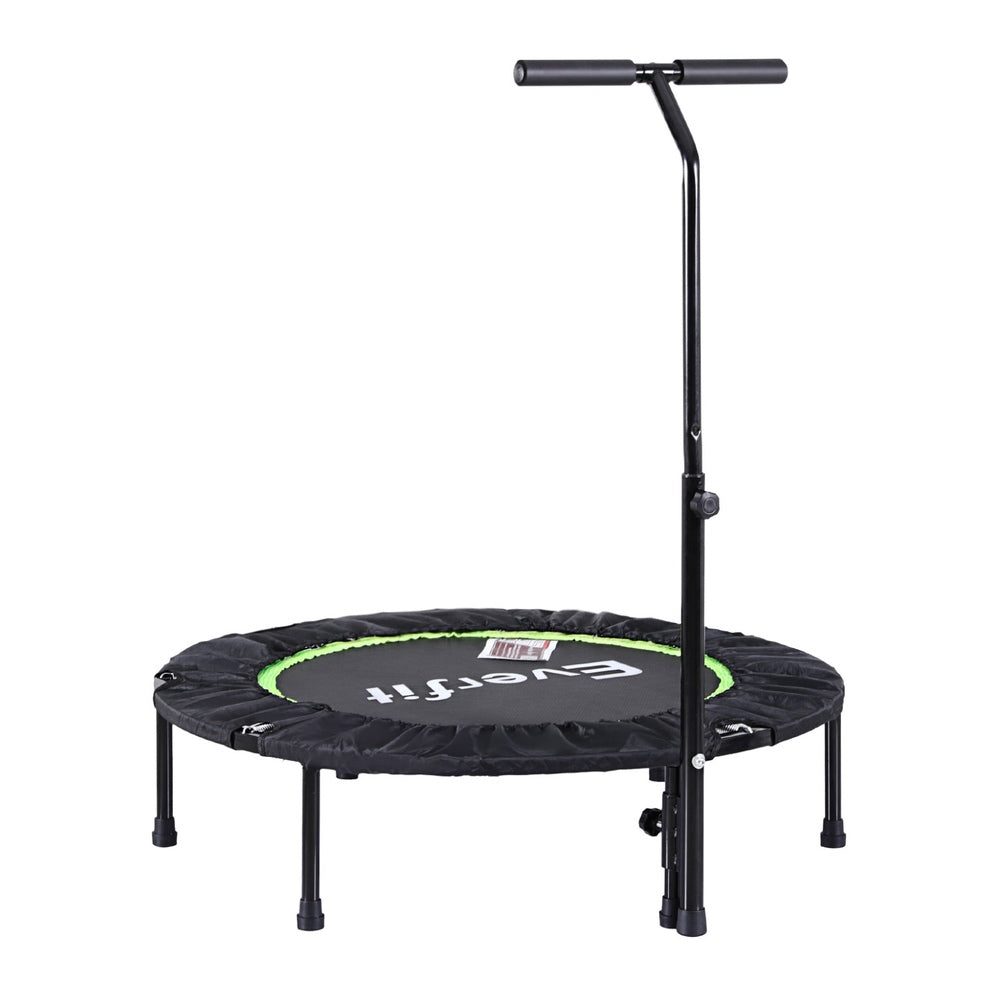 Trampolines & Accessories: Everfit 40inch Fitness Foldable Trampoline Jumping Rebounder Home Gym Handrail
