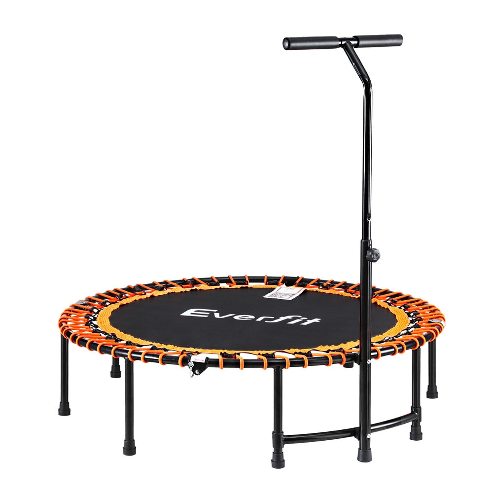 Trampolines & Accessories: Everfit 48inch Fitness Foldable Trampoline Jumping Rebounder Home Gym Handrail