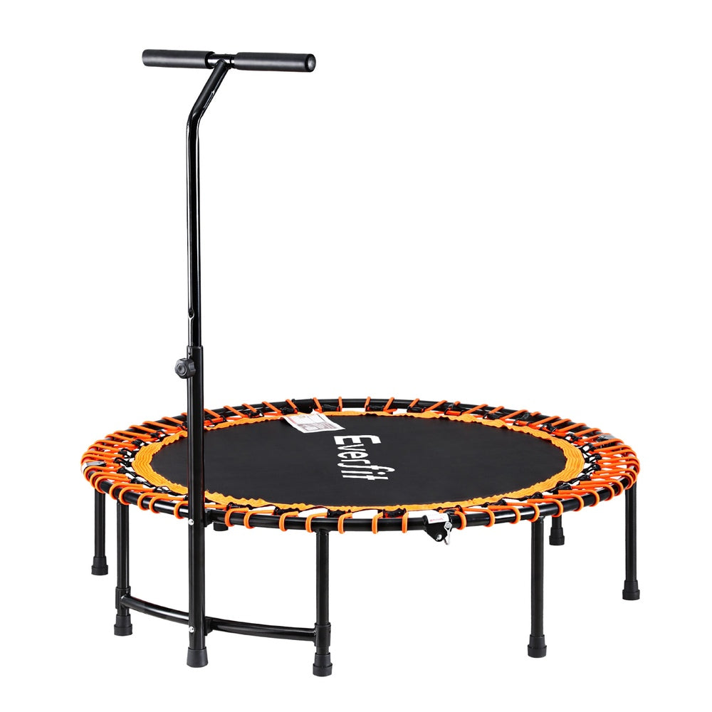 Trampolines & Accessories: Everfit 48inch Fitness Foldable Trampoline Jumping Rebounder Home Gym Handrail