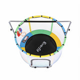 Trampolines & Accessories: Everfit 55inch Trampoline Kids Rebounder with Basketball Set Sandbag Boxing Game