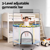 Trampolines & Accessories: Everfit 55inch Trampoline Kids Rebounder with Basketball Set Sandbag Boxing Game