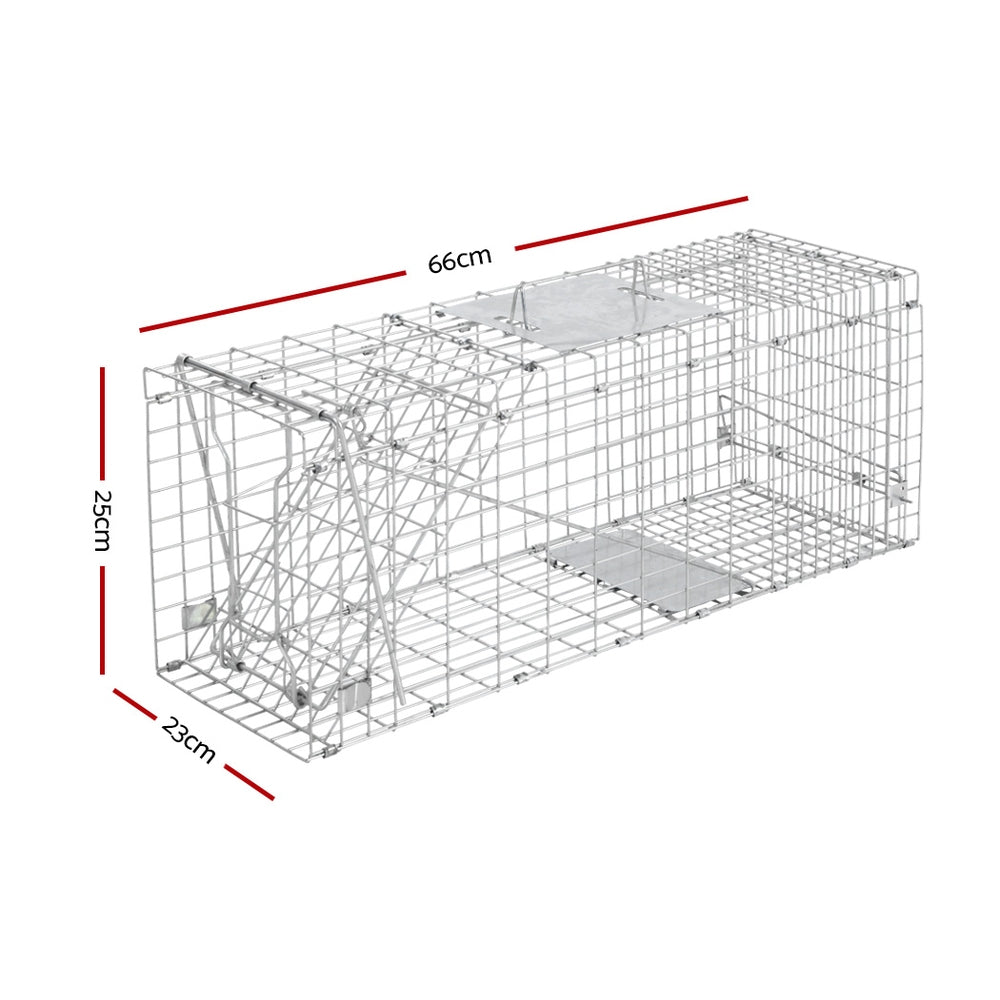 Animal Traps: Gardeon 2x Animal Trap Cage Possum 66x23cm