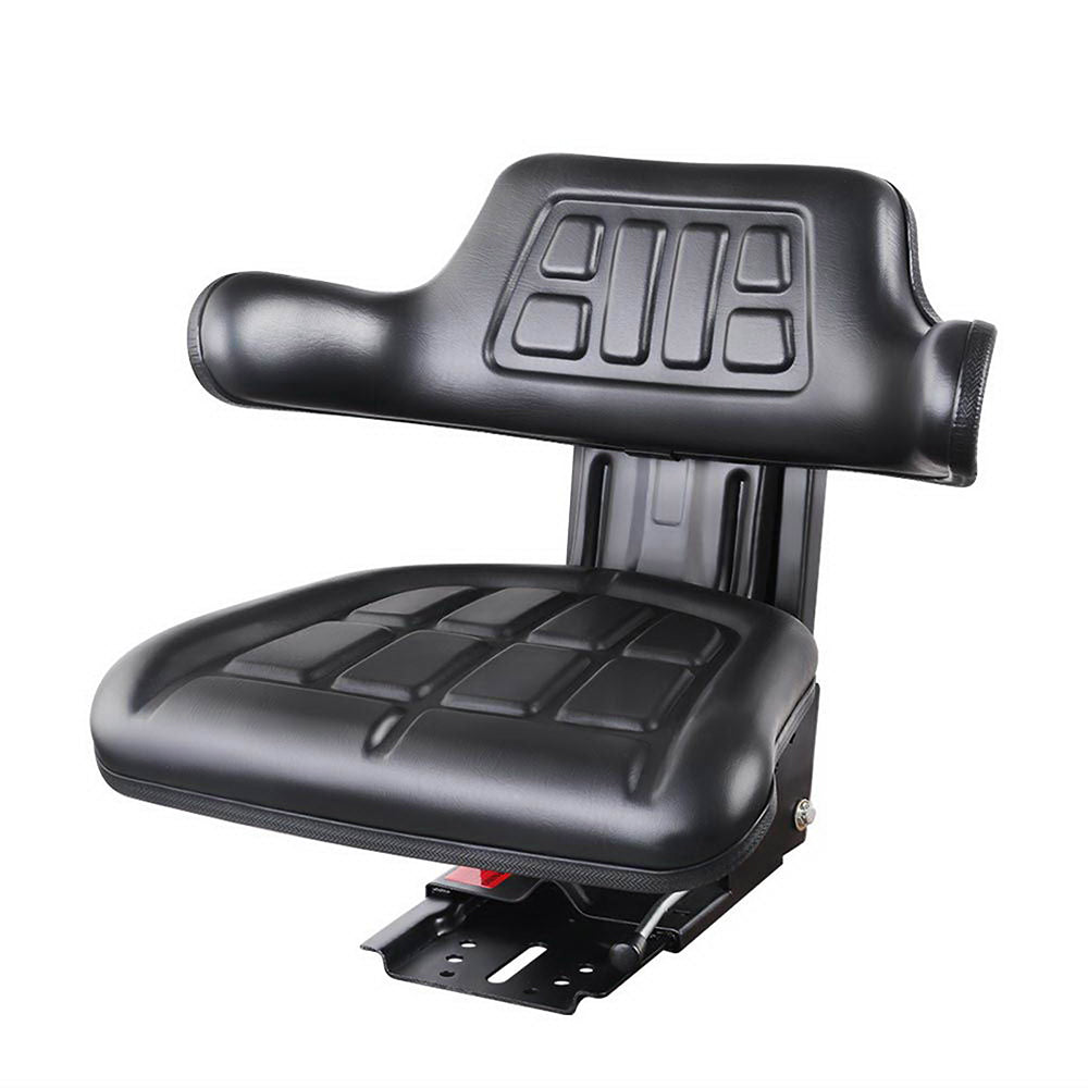 Automotive Parts: Giantz Tractor Seat Forklift Excavator Truck Universal Digger Chair PU Leather