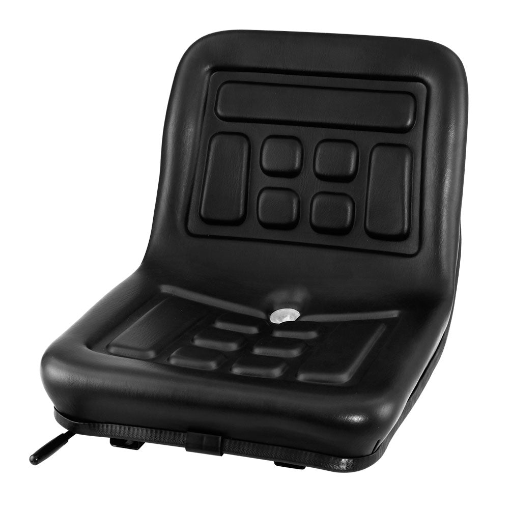 Automotive Parts: Giantz Tractor Seat Forklift Excavator Universal Suspension Truck Chair PU Leather