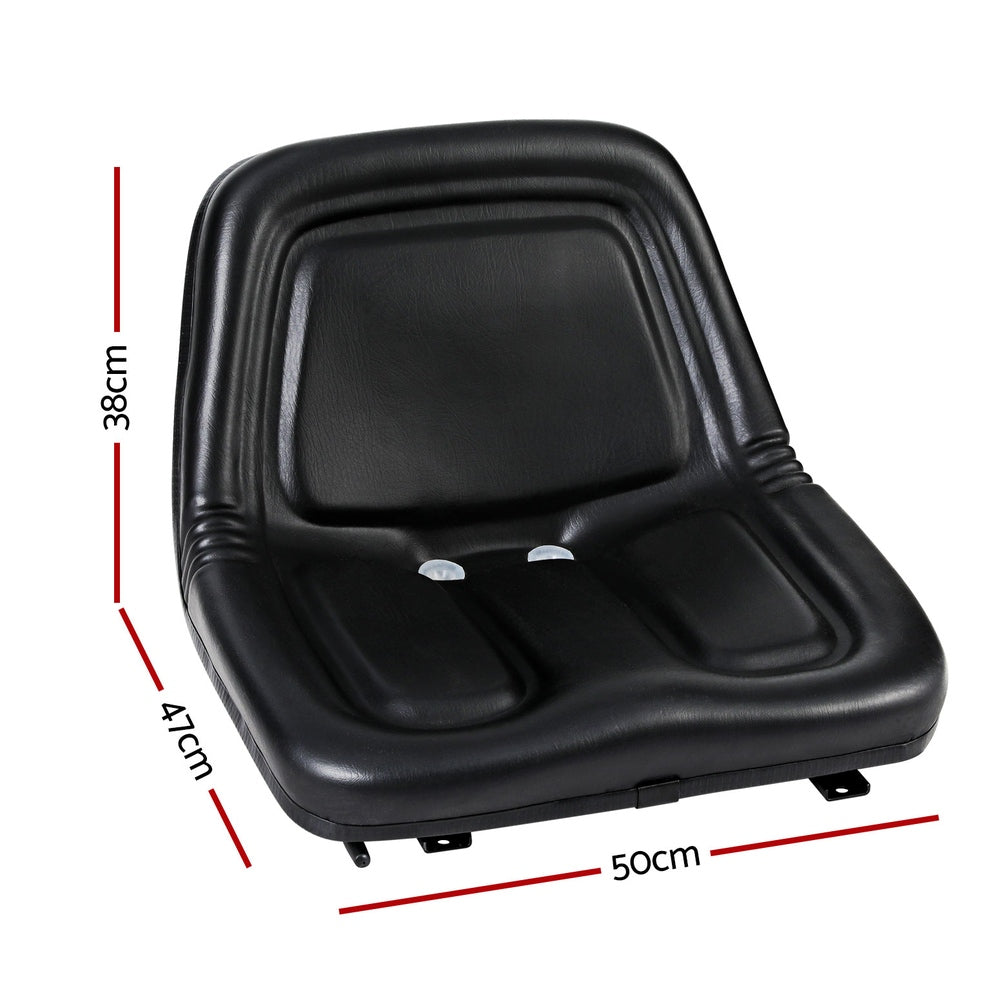 Automotive Parts: Giantz Tractor Seat Forklift Excavator Universal Backrest Truck Chair PU Leather