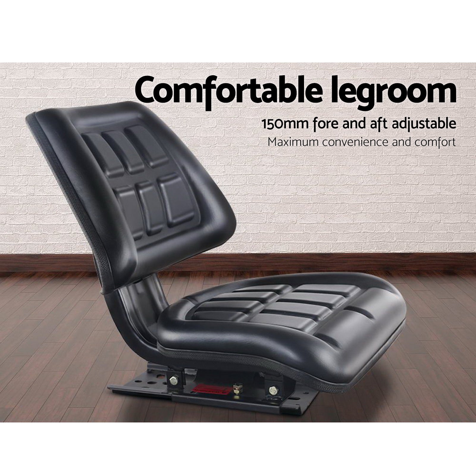 Automotive Parts: Giantz Tractor Seat Forklift Excavator Truck Universal Replacement PU Chair
