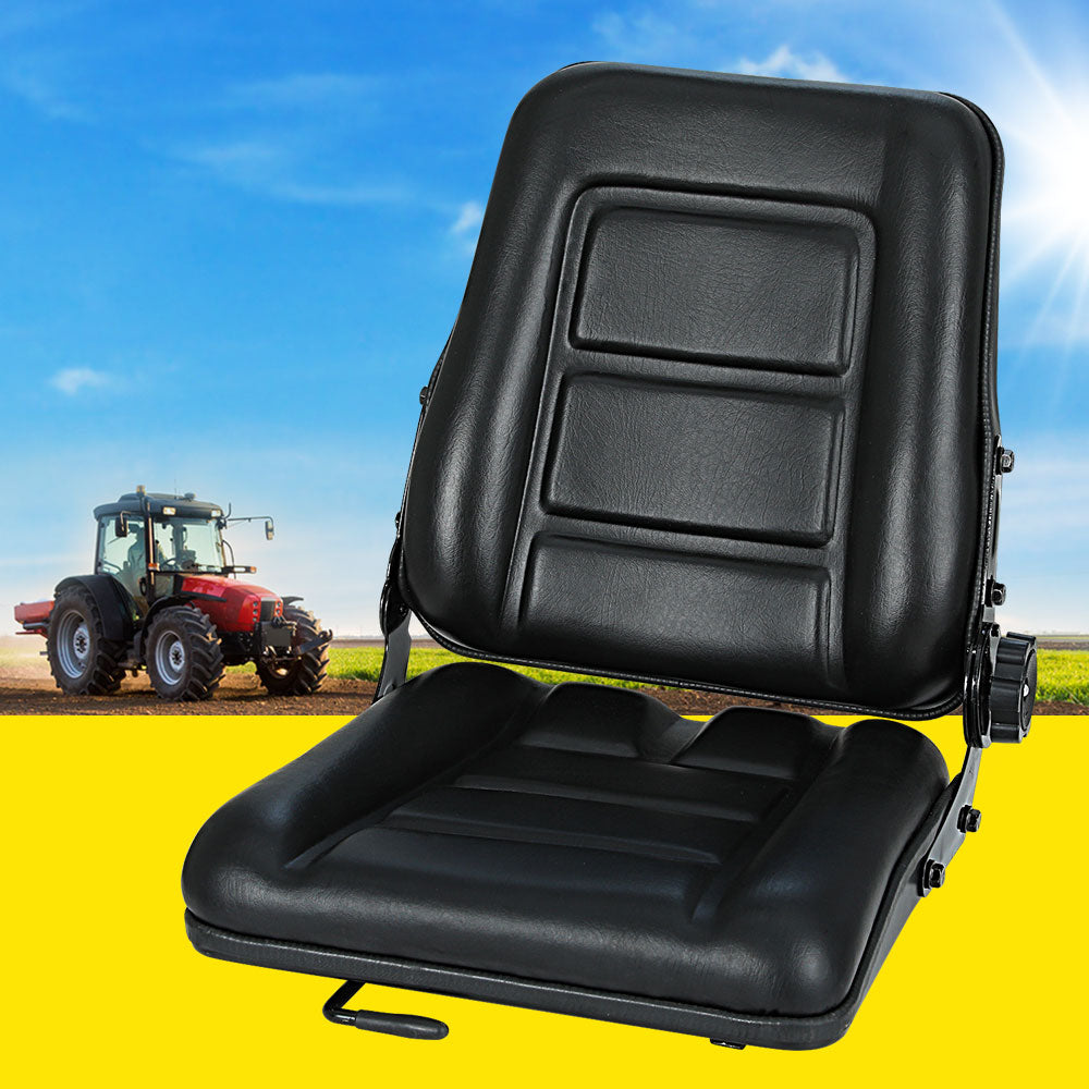 Automotive Parts: Giantz Tractor Seat Forklift Excavator Truck Backrest Chair Adjustable Universal