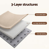 Artiss Tatami Mat Floor Mattress 3cm Thick Futon Mattresses Mellow Mat Rugs Living Room Beige
