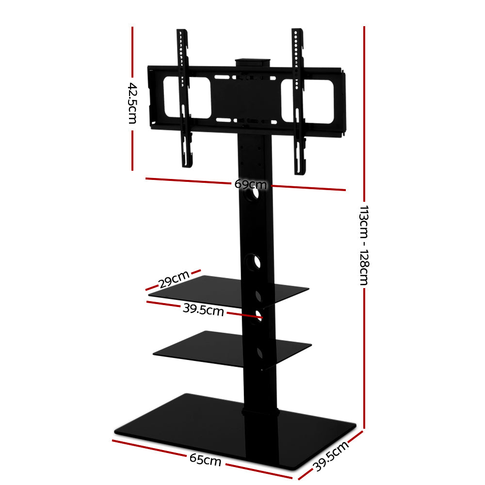 TV Units: Artiss TV Stand Mount Bracket for 32"-70" LED LCD 3 Tiers Storage Floor Shelf
