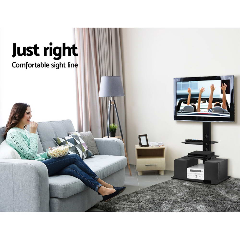 TV Units: Artiss TV Stand Mount Bracket for 32"-70" LED LCD 3 Tiers Storage Floor Shelf
