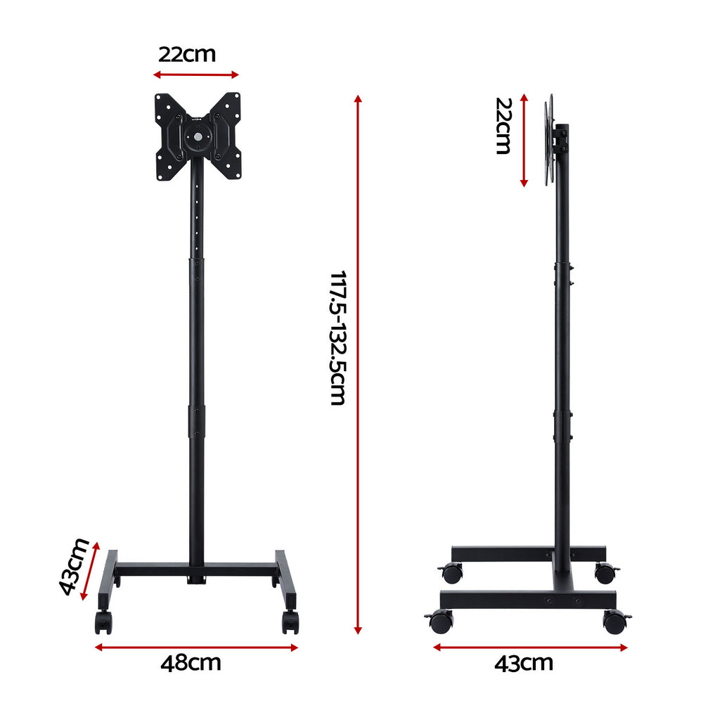 TV Units: Artiss TV Stand 13-50" Universal Mobile Adjustable Height TV Stand with Wheels