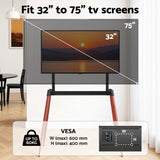 Artiss TV Stand 32-75 inch LED LCD Screen Wooden Floor Easel Height Adjustable
