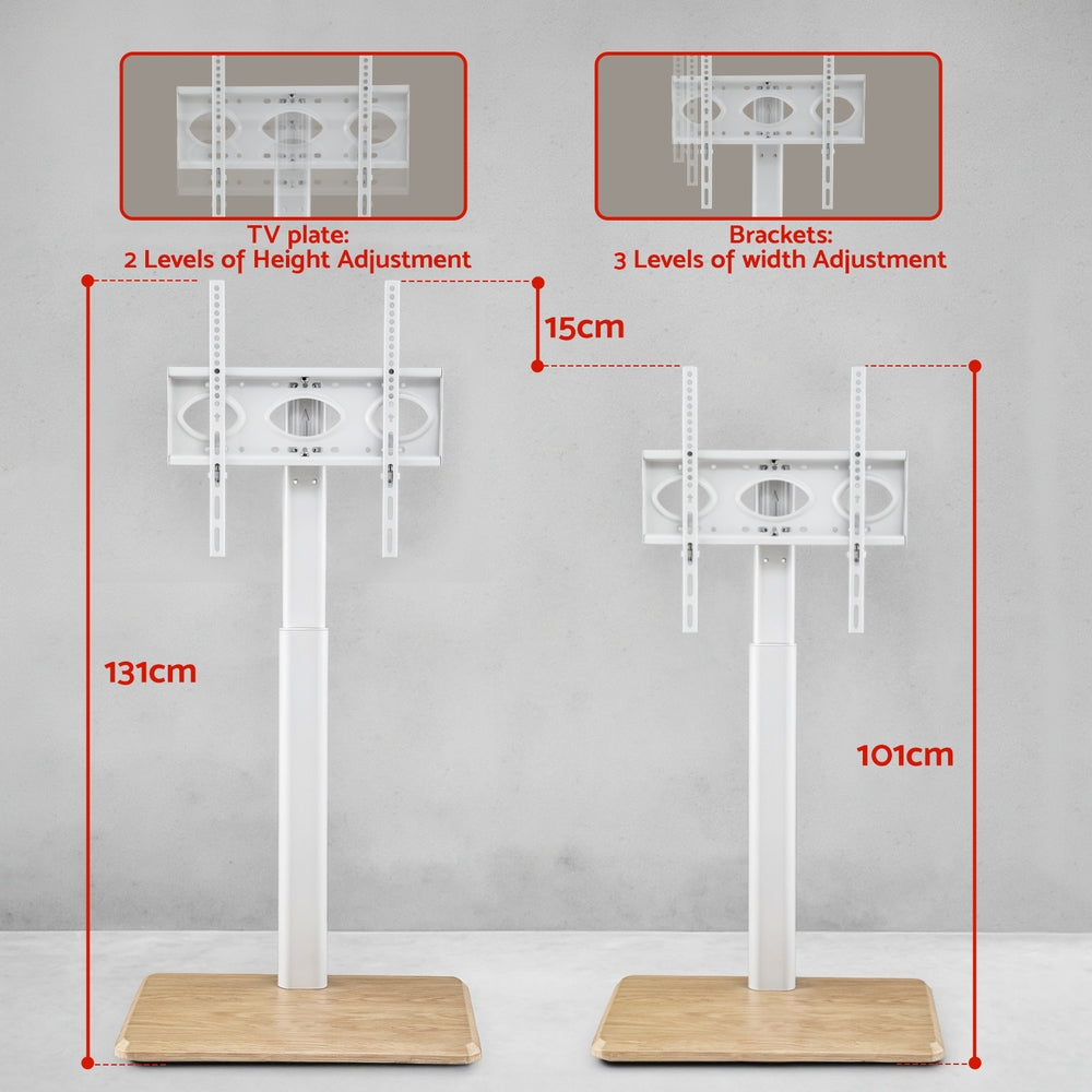 TV Units: Artiss TV Stand 24-55" Swivel Height Adjustable Floor Mount for TVs