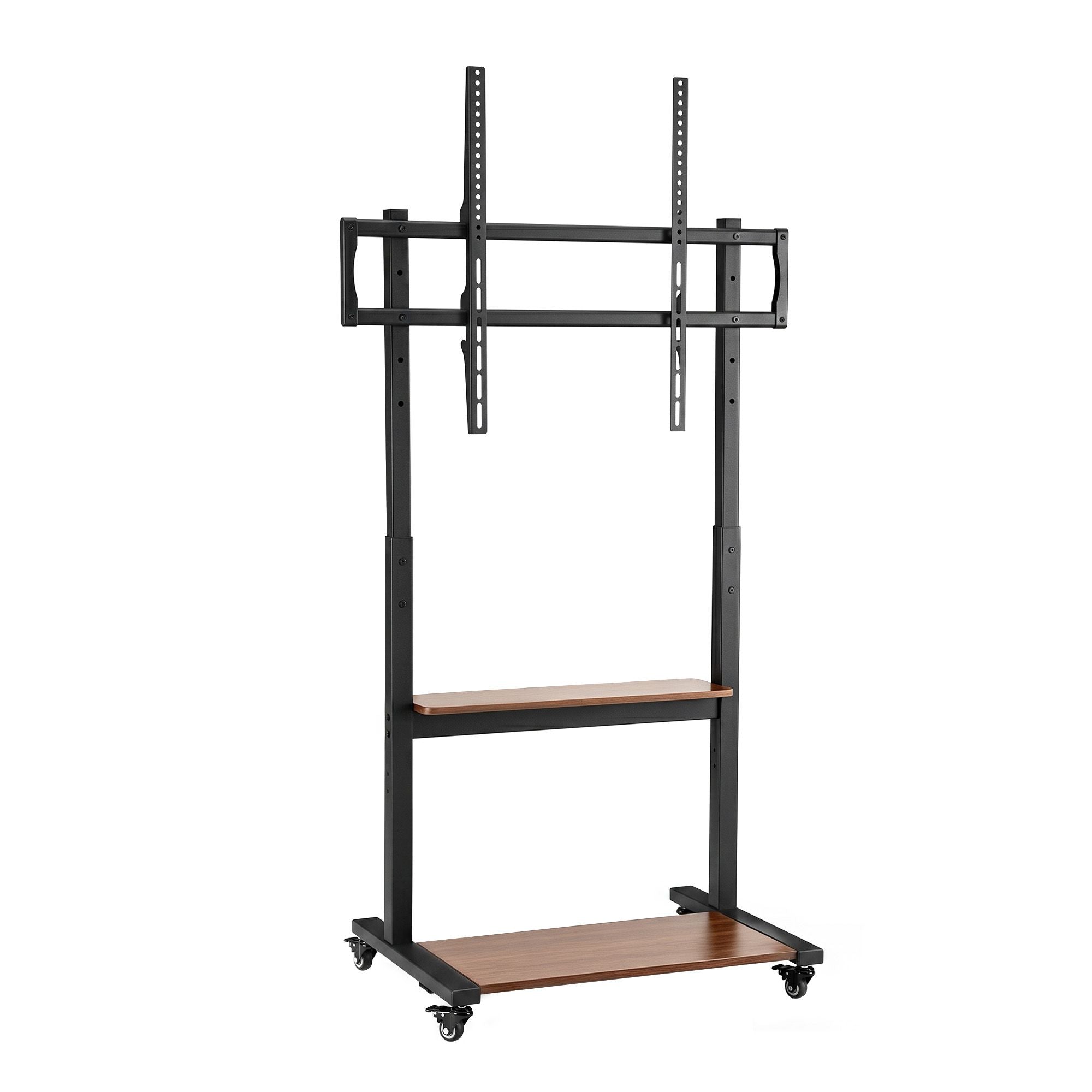Artiss Mobile TV Stand for 40-100 Inch TVs Cart with Wheels Adjustable Shelves