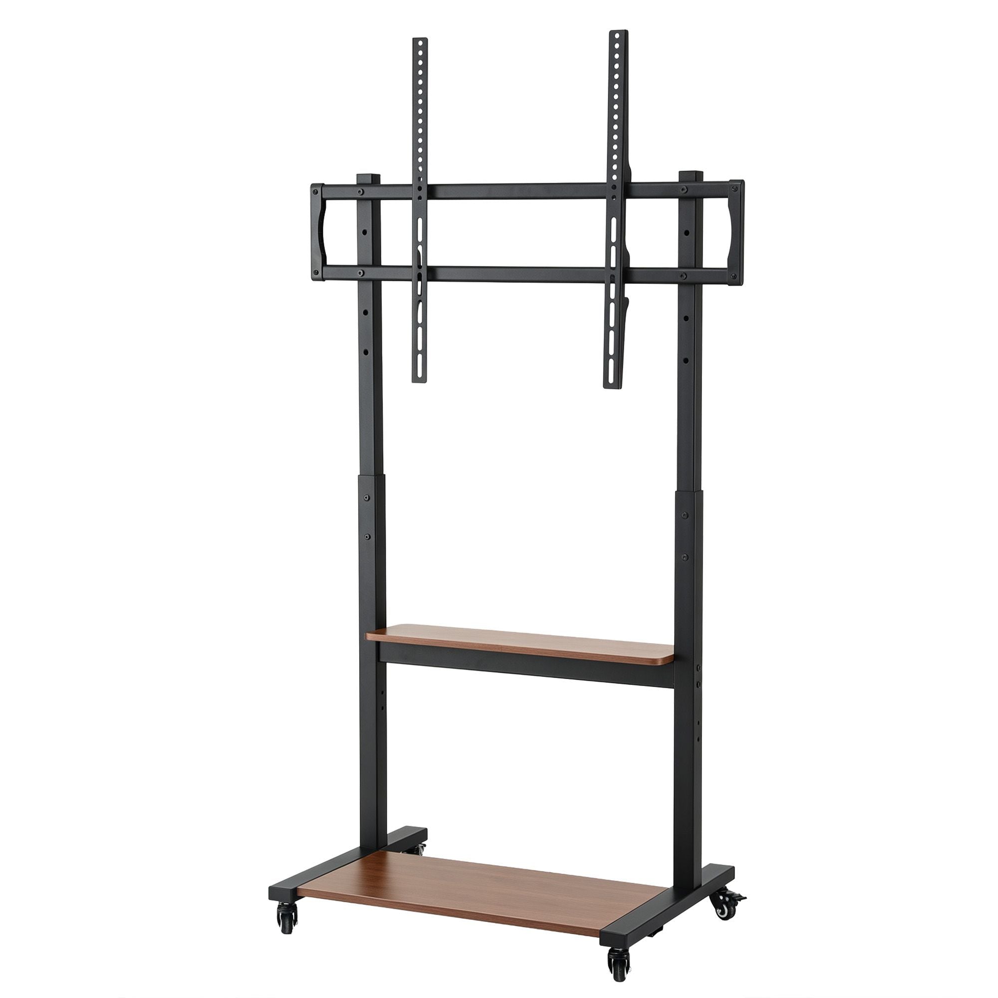 Artiss Mobile TV Stand for 40-100 Inch TVs Cart with Wheels Adjustable Shelves