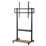 Artiss Mobile TV Stand for 40-100 Inch TVs Cart with Wheels Adjustable Shelves