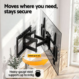 TVs & Accessories: Artiss TV Wall Mount Bracket for 37" - 85" TVs Swivel Tilt Extendable Full Motion