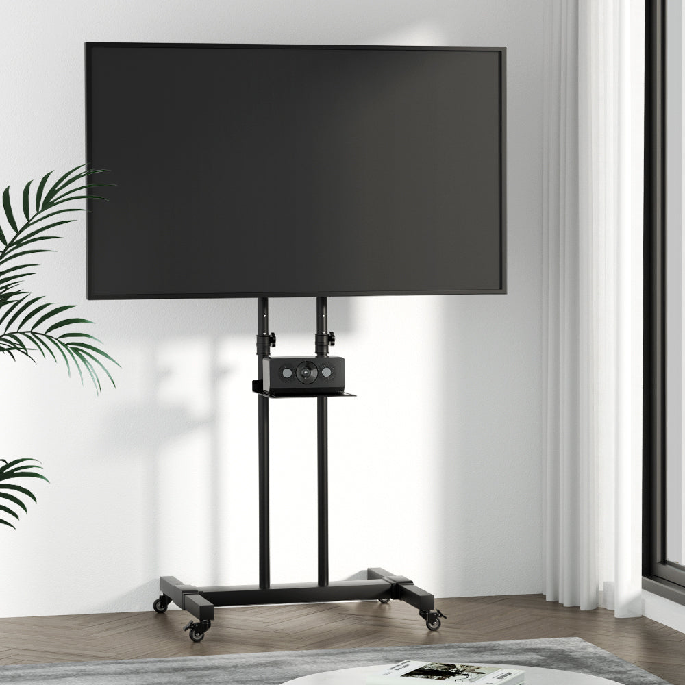 TV Units: Artiss Mobile TV Stand for 23"-65" TVs Mount Bracket Portable Solid Trolley Cart