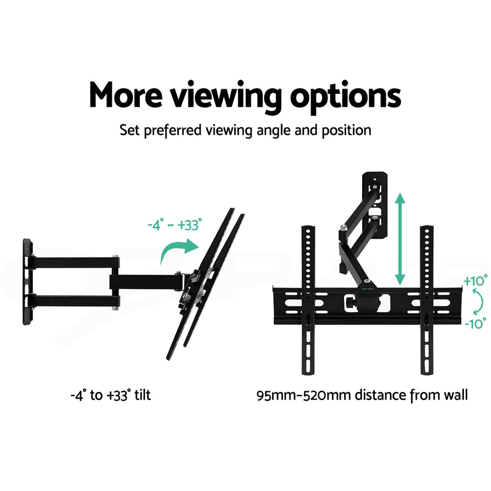 TVs & Accessories: Artiss TV Wall Mount Bracket for 23"-55" LED LCD TVs Full Motion Strong Arms