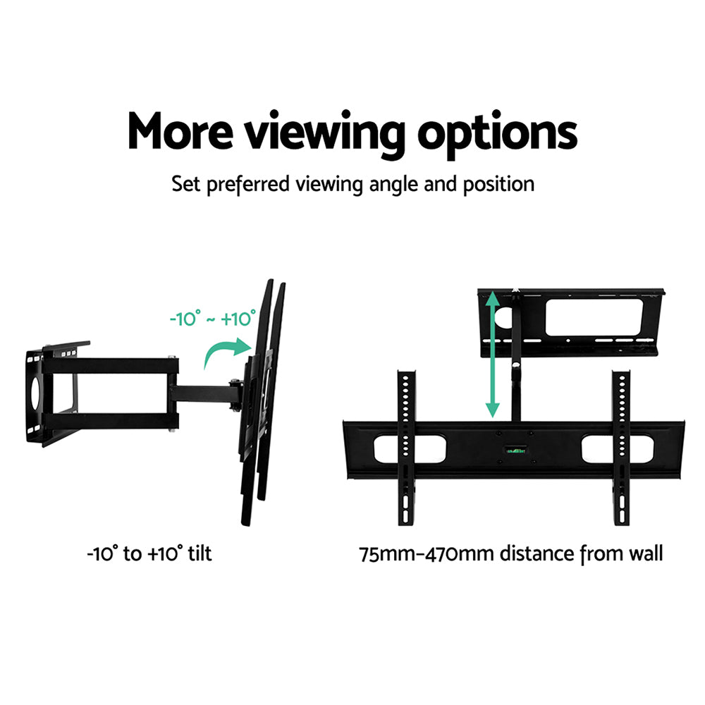 TVs & Accessories: Artiss TV Wall Mount Bracket for 32"-70" LED LCD TVs Full Motion Strong Arms