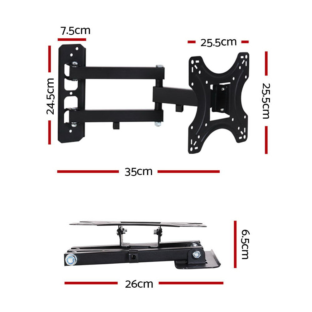 TVs & Accessories: Artiss TV Wall Mount Bracket for 17"-42" LED LCD TVs Full Motion Strong Arms