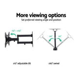 TVs & Accessories: Artiss TV Wall Mount Bracket for 17"-42" LED LCD TVs Full Motion Strong Arms