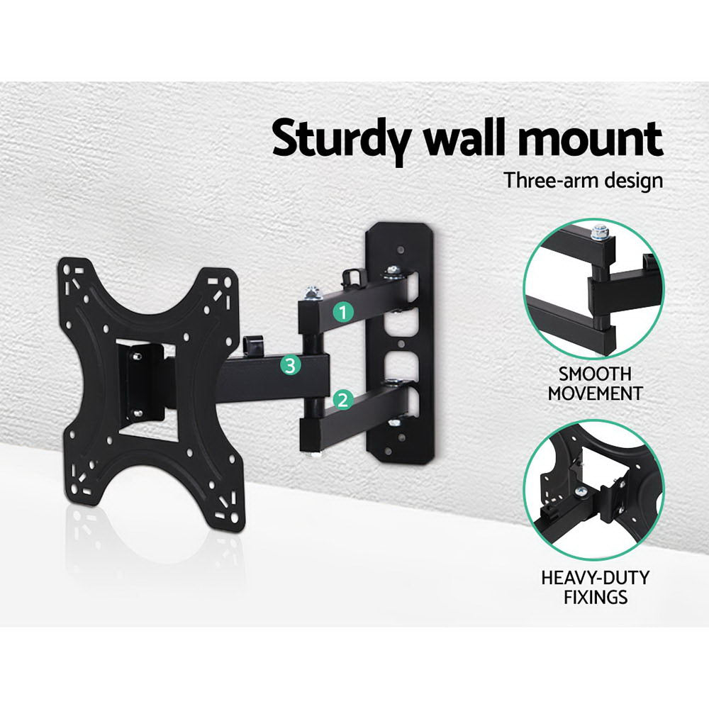 TVs & Accessories: Artiss TV Wall Mount Bracket for 17"-42" LED LCD TVs Full Motion Strong Arms
