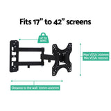 TVs & Accessories: Artiss TV Wall Mount Bracket for 17"-42" LED LCD TVs Full Motion Strong Arms