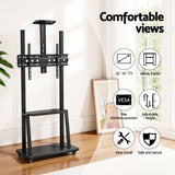 TV Units: Artiss TV Stand 32-70" Universal Mobile Adjustable Height TV Stand with Wheels
