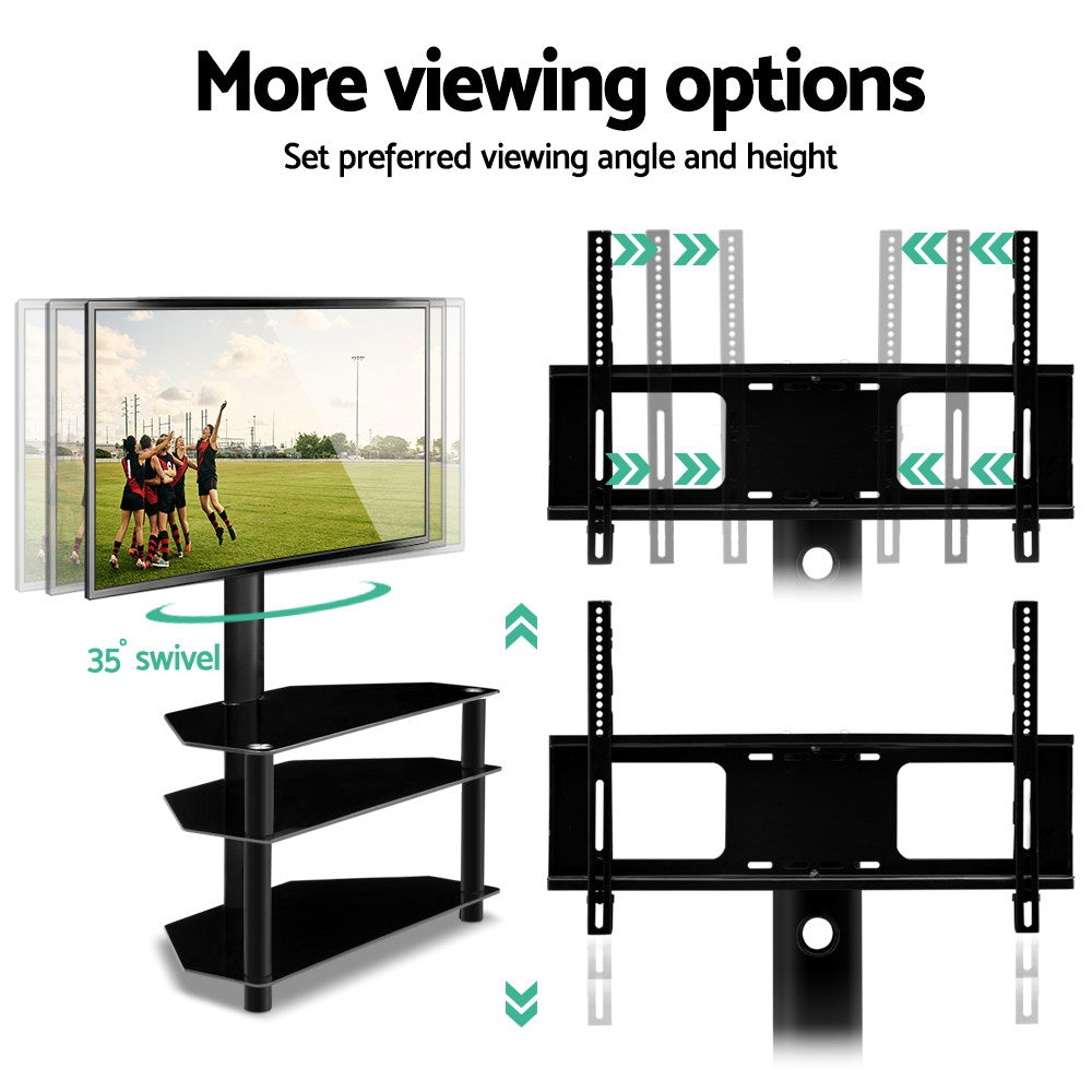 TV Units: Artiss TV Stand Mount Bracket for 32"-60" LED LCD 3 Tiers Storage Floor Shelf