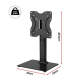 TV Units: Artiss TV Stand Bracket for 19 - 43 inch TVs Table Top Desktop Universal Swivel