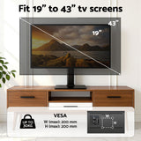 TV Units: Artiss TV Stand Bracket for 19 - 43 inch TVs Table Top Desktop Universal Swivel