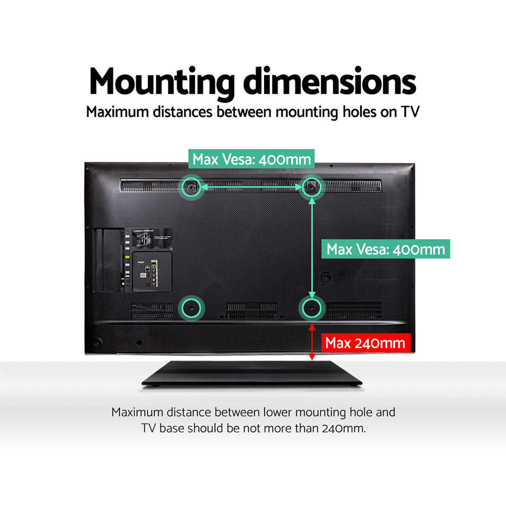 TVs & Accessories: Artiss TV Stand Mount Bracket for 32"-55" LED LCD Swivel Tabletop Desktop Plasma