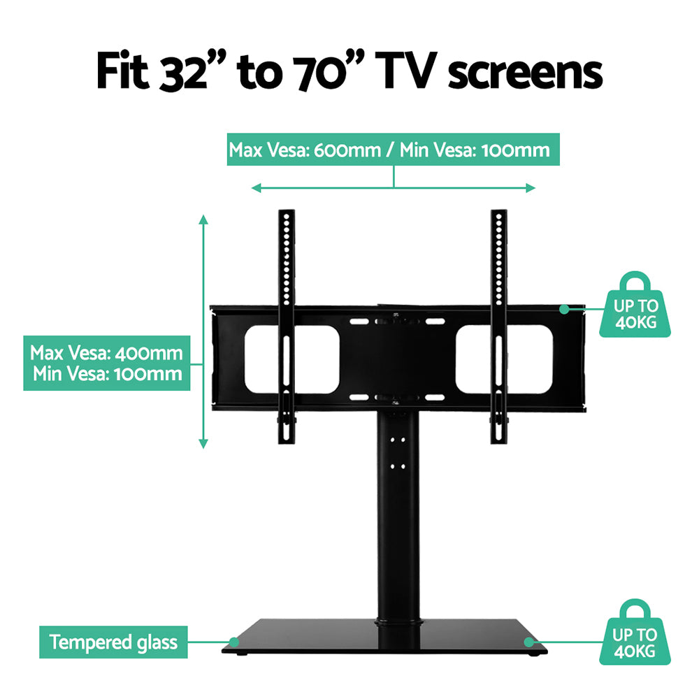 TVs & Accessories: Artiss TV Stand Mount Bracket for 32"-70" LED LCD Swivel Tabletop Desktop Plasma