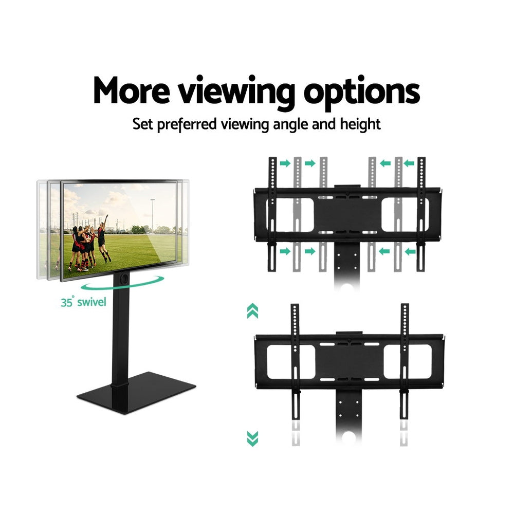 TV Units: Artiss TV Stand Mount Bracket for 32"-70" LED LCD Glass Storage Floor Shelf