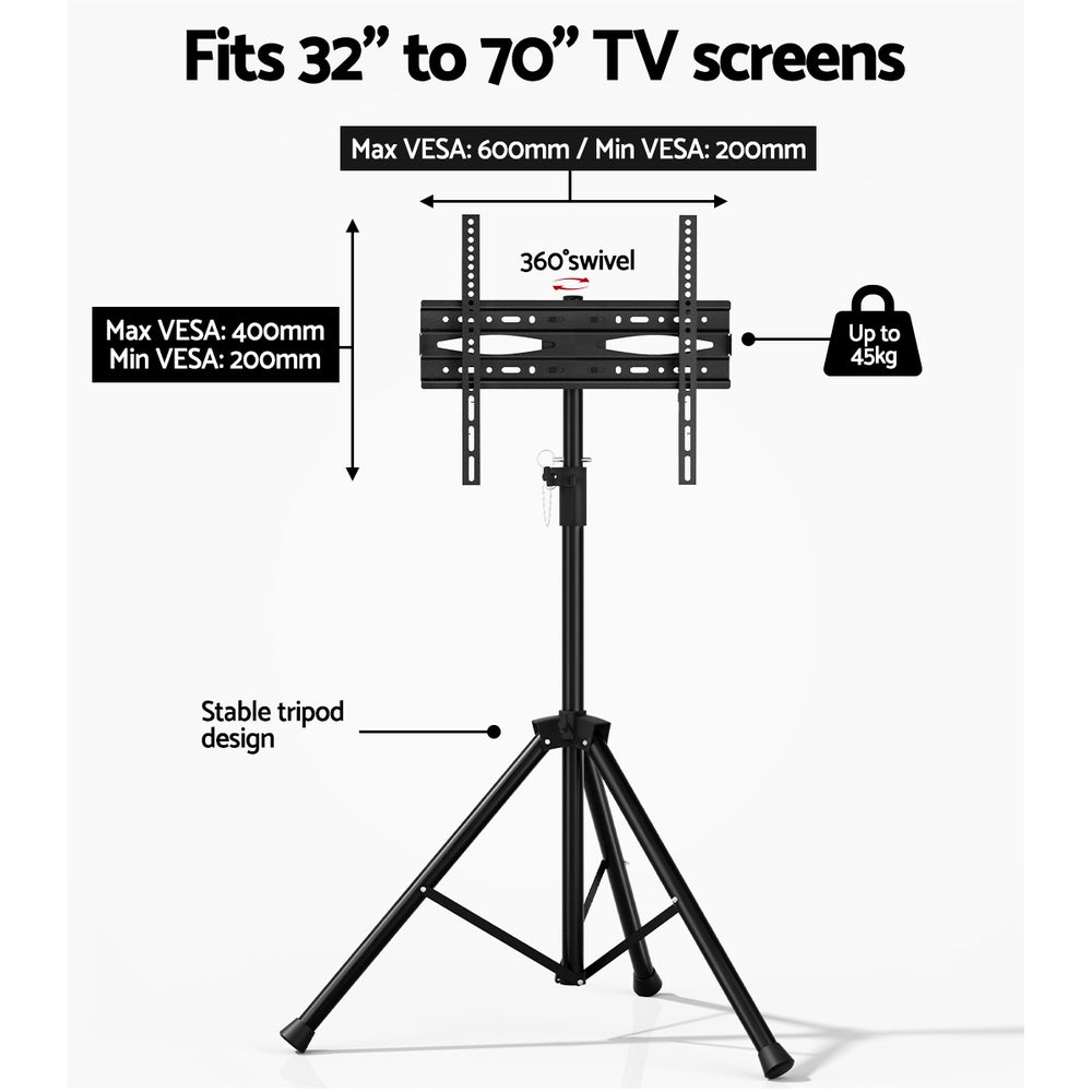TV Units: Artiss TV Stand Mount Bracket for 32"-70" LED LCD Tripod Floor Shelf Universal