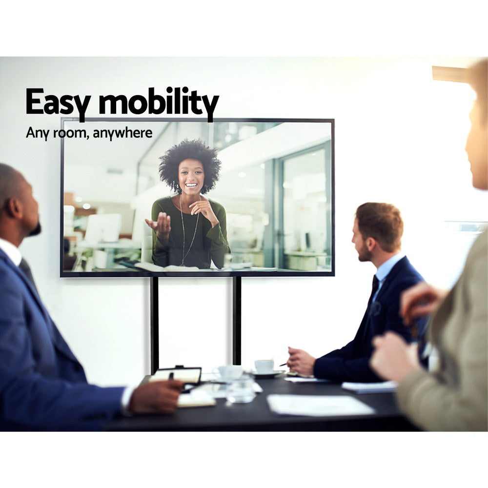 TV Units: Artiss Mobile TV Stand for 32"-65" TVs Mount Bracket Portable Shelf Trolley Cart