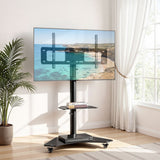TV Units: Artiss 40-100" TV Stand Mount Bracket Universal Adjustable Height with Wheels