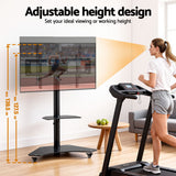 TV Units: Artiss 40-100" TV Stand Mount Bracket Universal Adjustable Height with Wheels