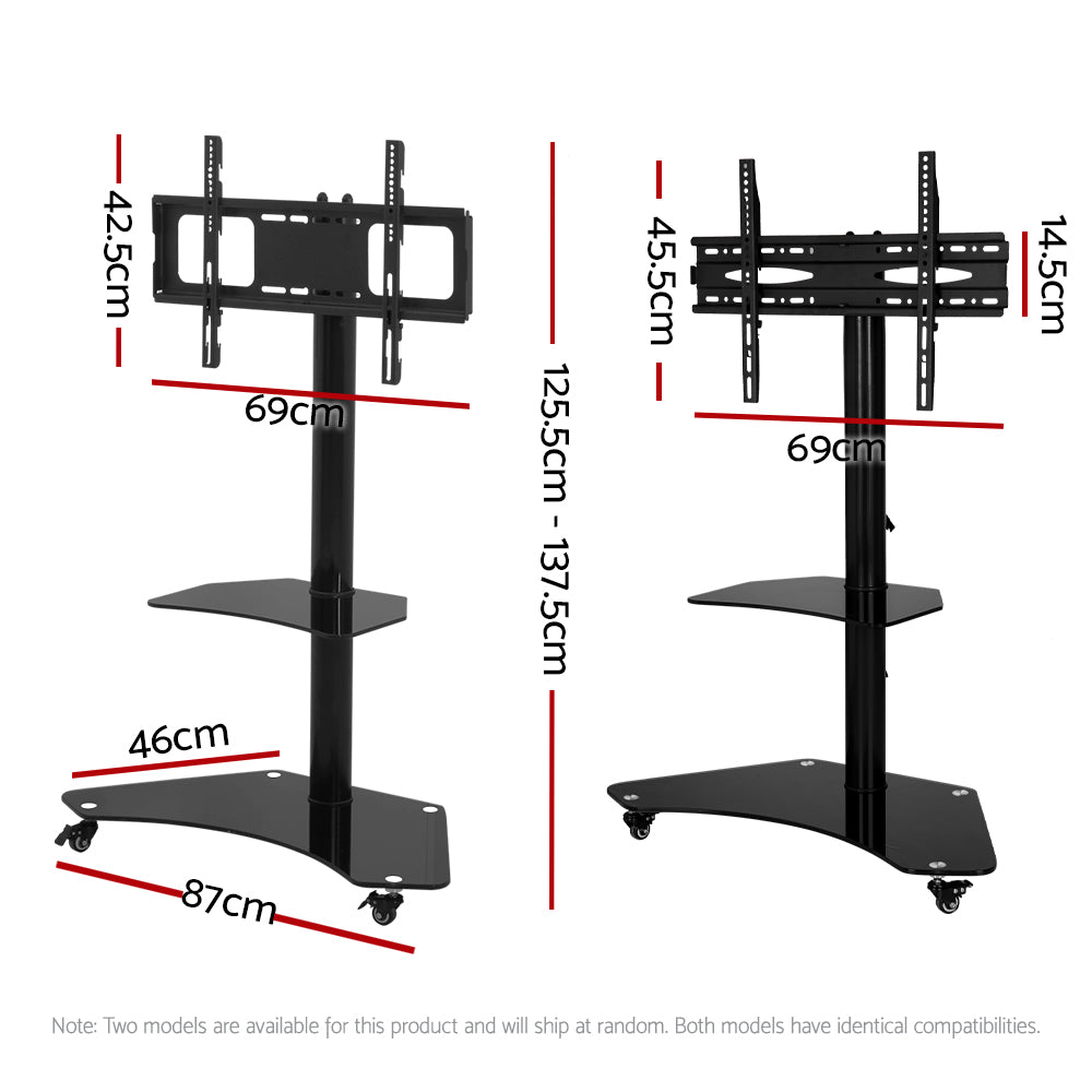 TV Units: Artiss Mobile TV Stand for 32"-70" TVs Mount Bracket Portable Solid Trolley Cart