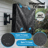 TVs & Accessories: Artiss 55-58 Inch TV Cover Waterproof Outdoor Patio Flat Television Protector