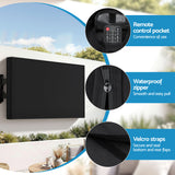 TVs & Accessories: Artiss 55-58 Inch TV Cover Waterproof Outdoor Patio Flat Television Protector